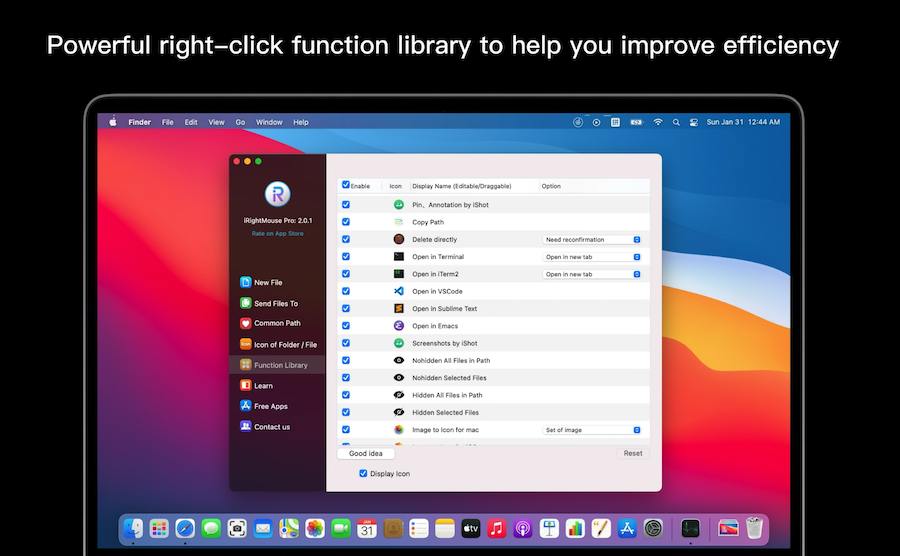 irightmouse-pro1 iRightMouse Pro – Trình tuỳ biến menu chuột phải xịn xò