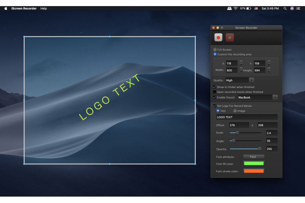 1Click Screen Recorder – Thêm 1 phần mềm quay phim màn hình gọn nhẹ trên Mac