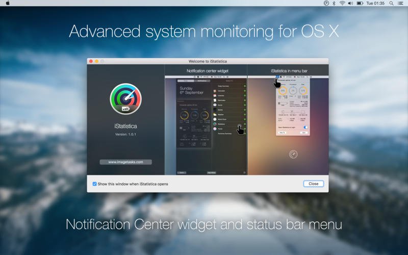 istatistica-mac iStatistica/ iStatistica Pro – Ứng dụng theo dõi thông tin hệ thống