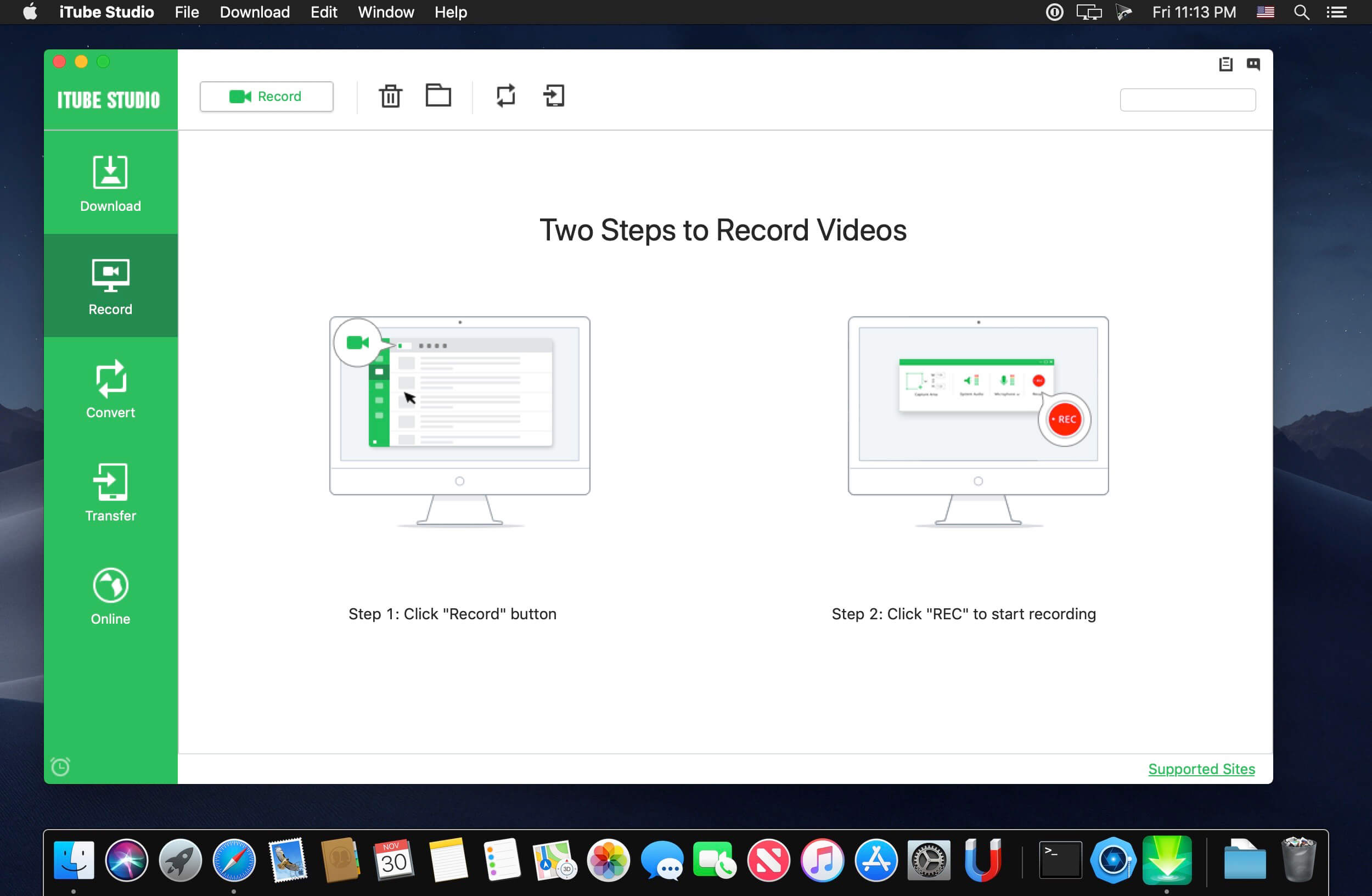 iTube Studio – Hỗ trợ tải Video từ hầu hết các website phổ biến