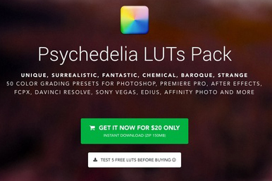 IWLTBAP Psychedelia Luts Pack – Bộ sưu tập hơn 70 LUTS chỉnh màu