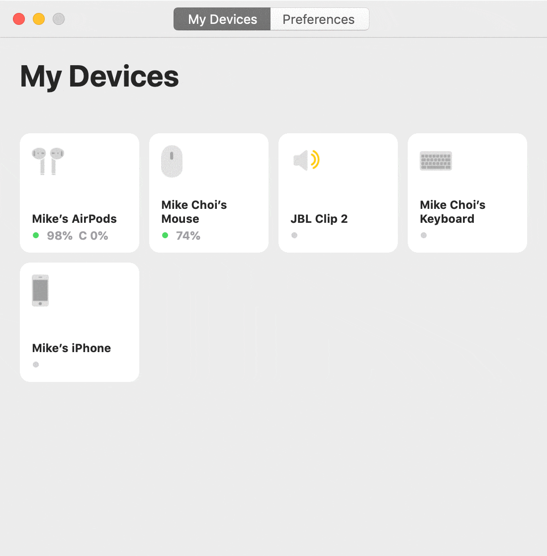 juice-mac Juice – Trình quản lý các thiết bị Bluetooth chuyên nghiệp hơn