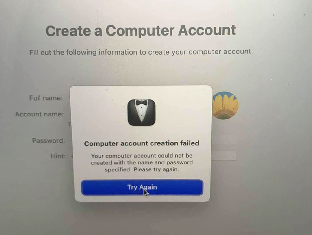 khong-tao-duoc-userm1-1 Hướng dẫn Downgrade (hạ cấp) từ macOS 12 Monterey xuống Big Sur trên Mac Silicon M1