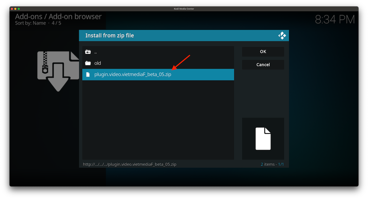 kodi5-1 Hướng dẫn chi tiết xem film trên Mac với Kodi + Fshare VIP
