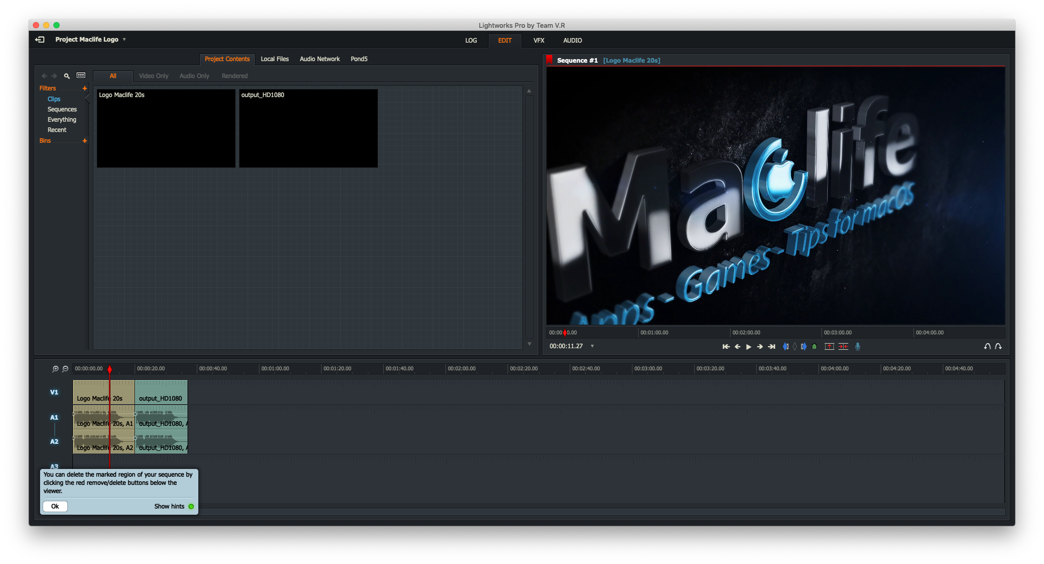 lighworks_14_mac Lightworks – Phần mềm làm phim chuyên nghiệp