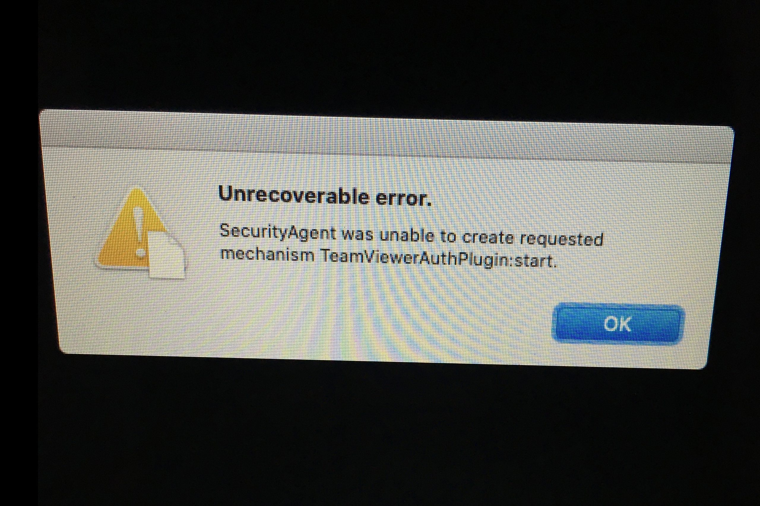 loi-teamviewer-scaled-1 Sửa lỗi “Security Agent was unable to create requested mechanism TeamViewerAuthPlugin:start”