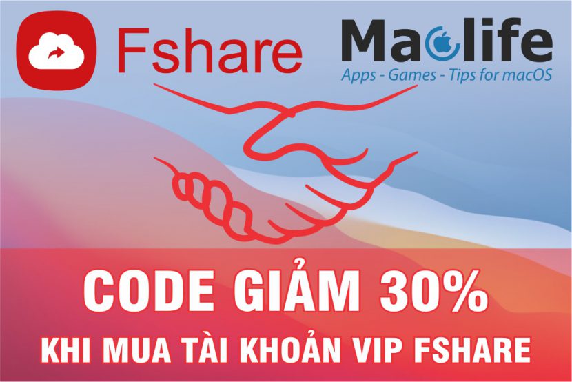 [Update tháng 5-2022] Hướng dẫn mua tk Fshare giảm 30% – Chỉ có tại maclife.io