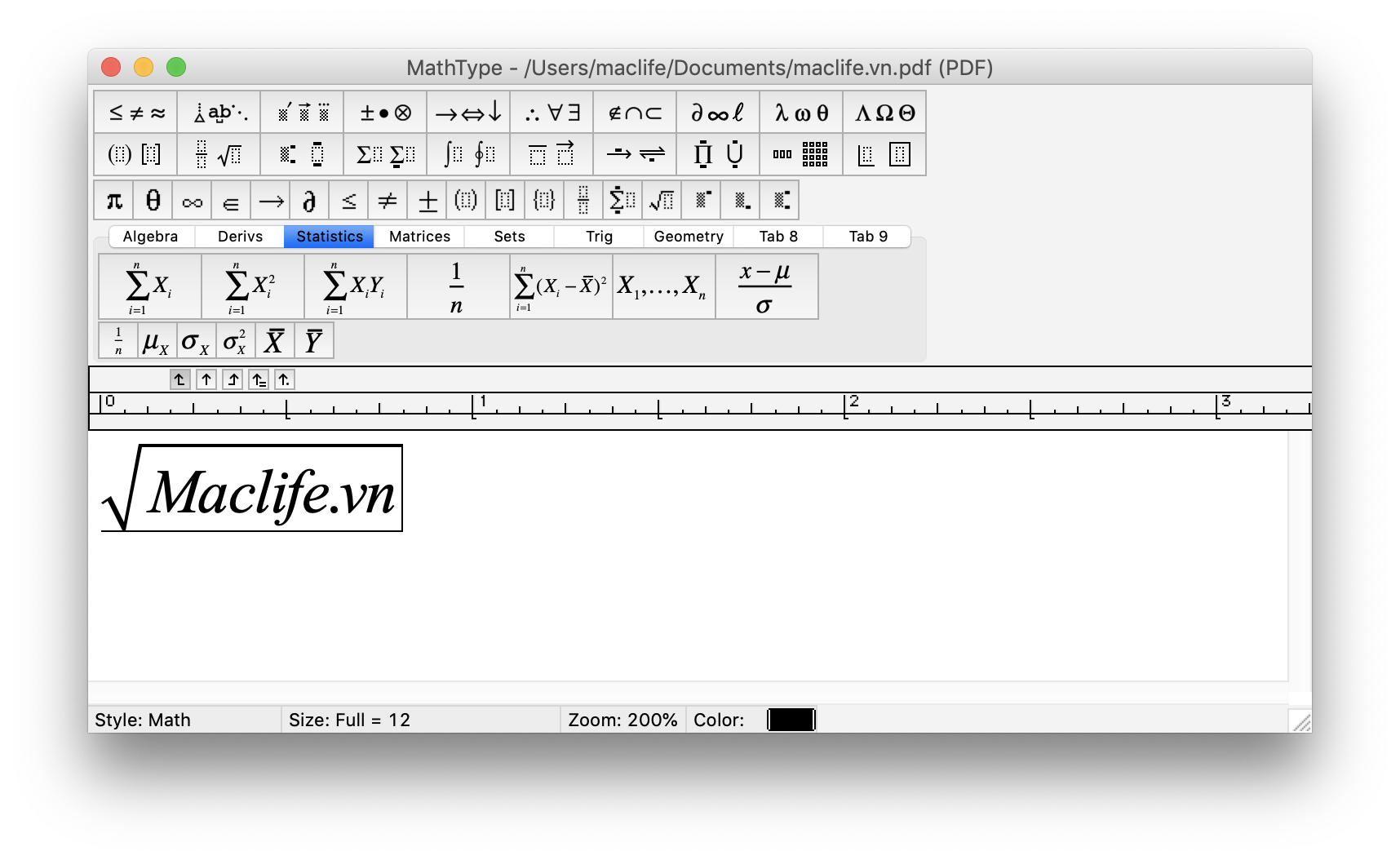 [Update Key] MathType – Phần mềm gõ công thức toán học trên Mac [Hướng dẫn Cr4ck]