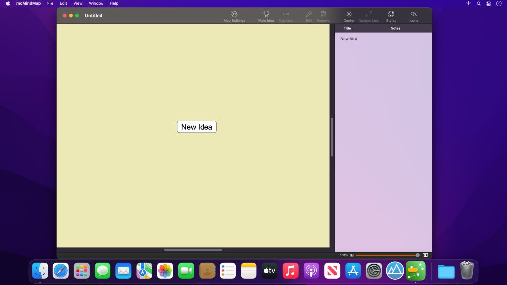 mcMindMap – Công cụ vẽ sơ đồ tư duy nhỏ gọn