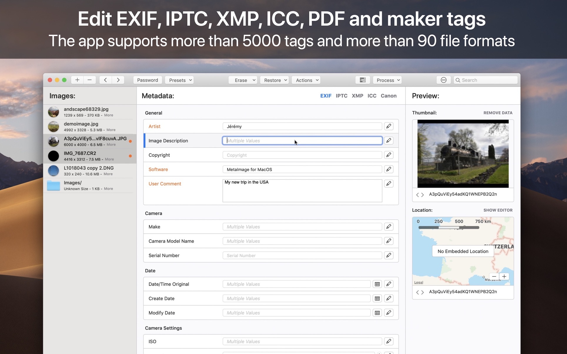 metaimage-mac MetaImage – Công cụ quản lý, chỉnh sửa mọi thông tin của ảnh