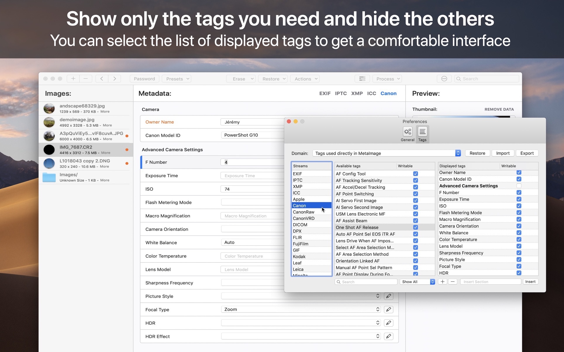 metaimage-maclife MetaImage – Công cụ quản lý, chỉnh sửa mọi thông tin của ảnh