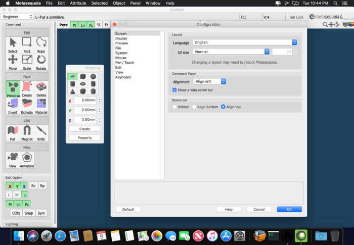 Tetraface Inc Metasequoia – Thiết kế mô hình 3D