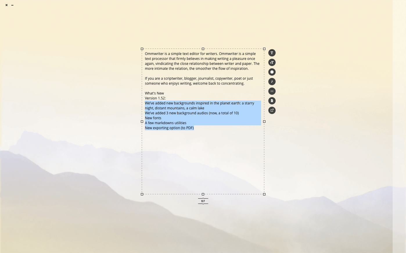ommwriter-mac-3-copy OmmWriter – Trình soạn thảo văn bản cho sự tập trung