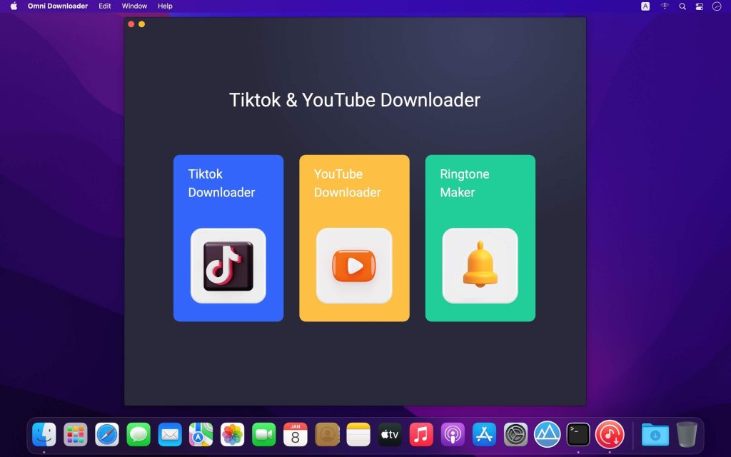Omni Downloader – Công cụ hỗ trợ tải video trên Tiktok, youtube… và nhiều tiện ích khác