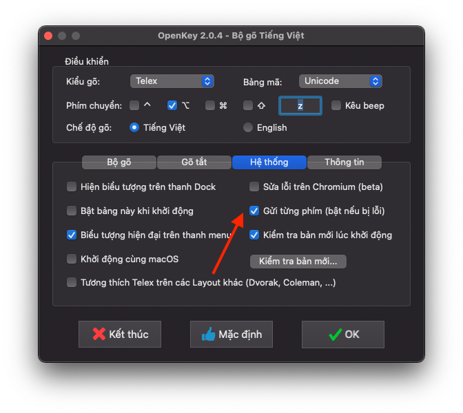 [Free] OpenKey – Thêm lựa chọn bộ gõ Tiếng Việt trên Mac