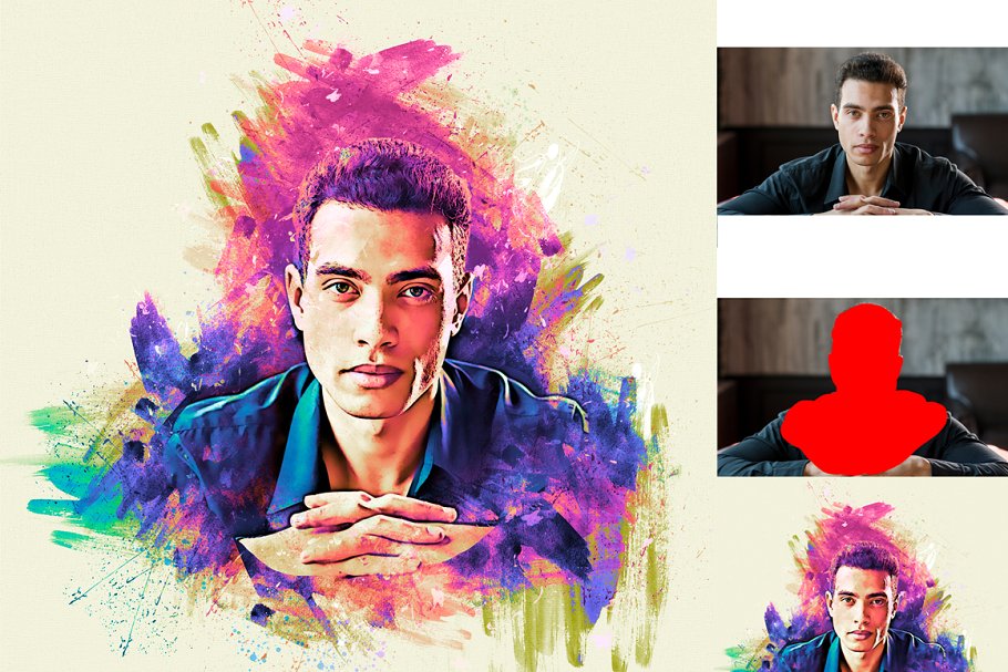 paint-photoshop-action1 Paint Photoshop Action – Action biến ảnh chụp thành ảnh vẽ