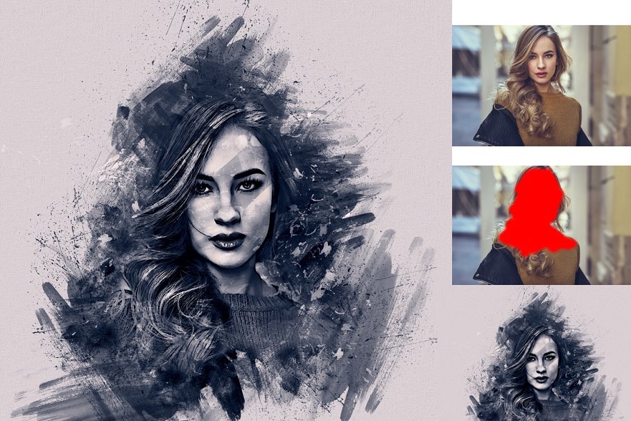 paint-photoshop-action5 Paint Photoshop Action – Action biến ảnh chụp thành ảnh vẽ