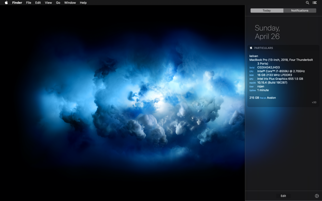 particulars-3 Particulars – Hiển thị thông tin hệ thống trên Mac