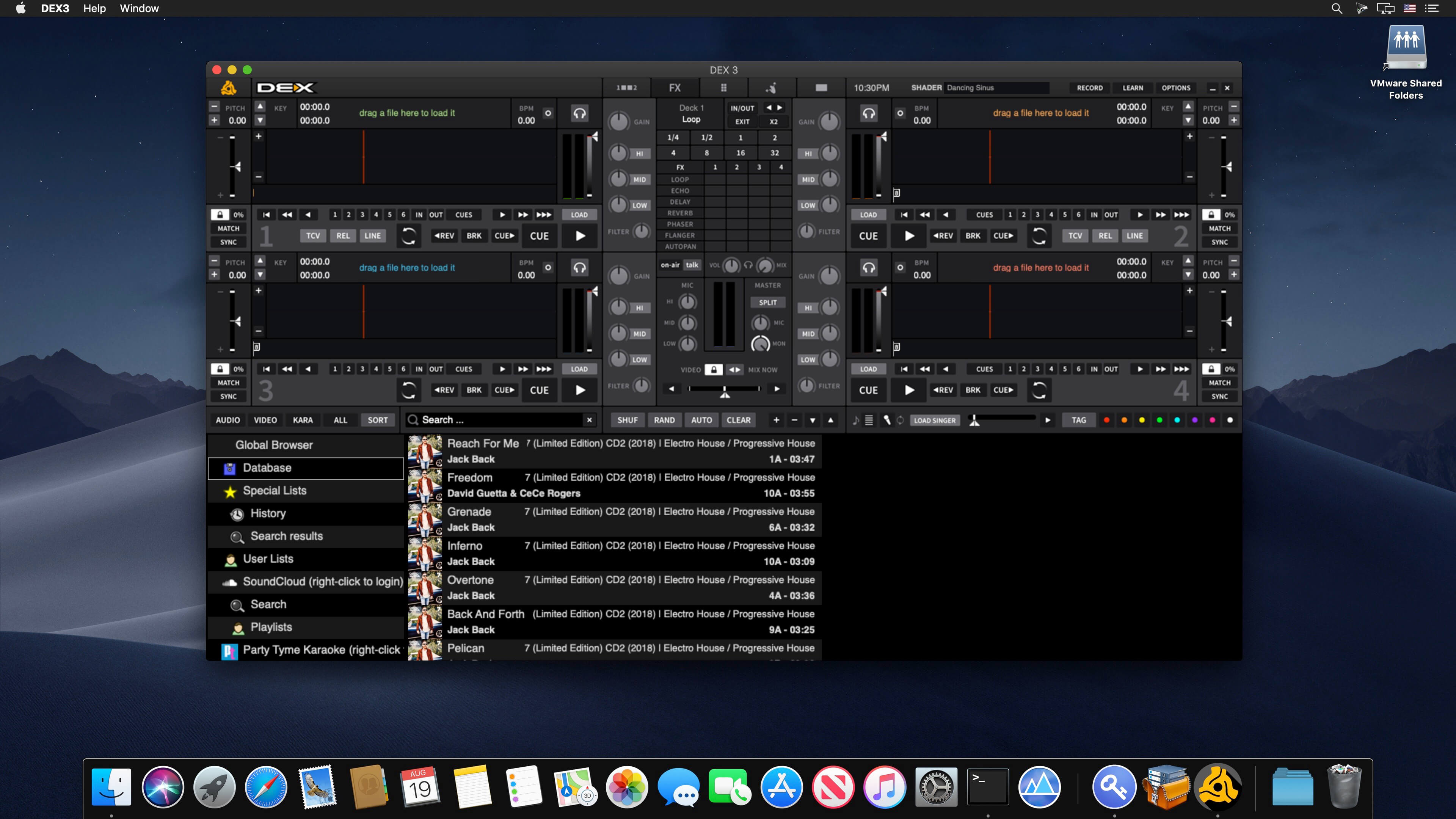 pcdj-dex-mac PCDJ DEX – Phần mềm chỉnh nhạc, Mix nhạc, làm DJ