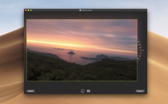 perfect-horizon-full-mac Perfect Horizon – Làm thẳng và xoay video đơn giản