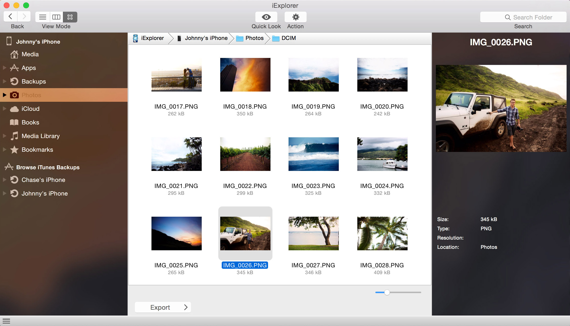 photos-original iExplorer – Quản lý iPhone, iPod, iPad trên MacOS