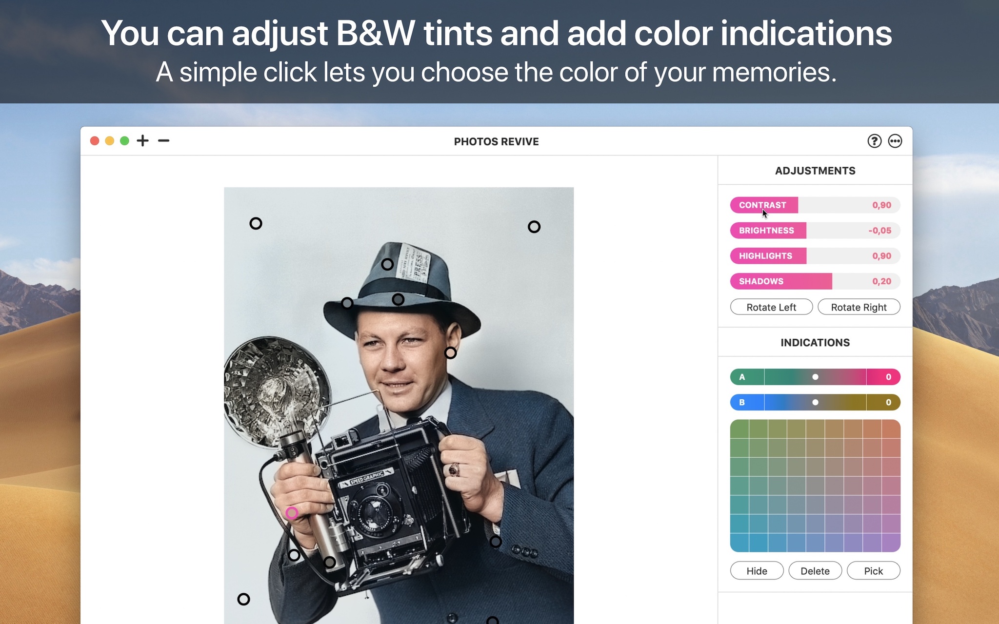photosrevive-mac PhotosRevive – Ứng dụng lên màu cho ảnh đen trắng