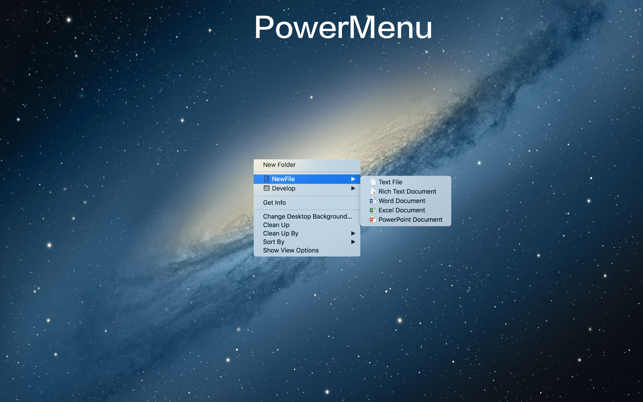 powerrightmenu-mac PowerRightMenu – Thêm tính năng cho Menu chuột phải