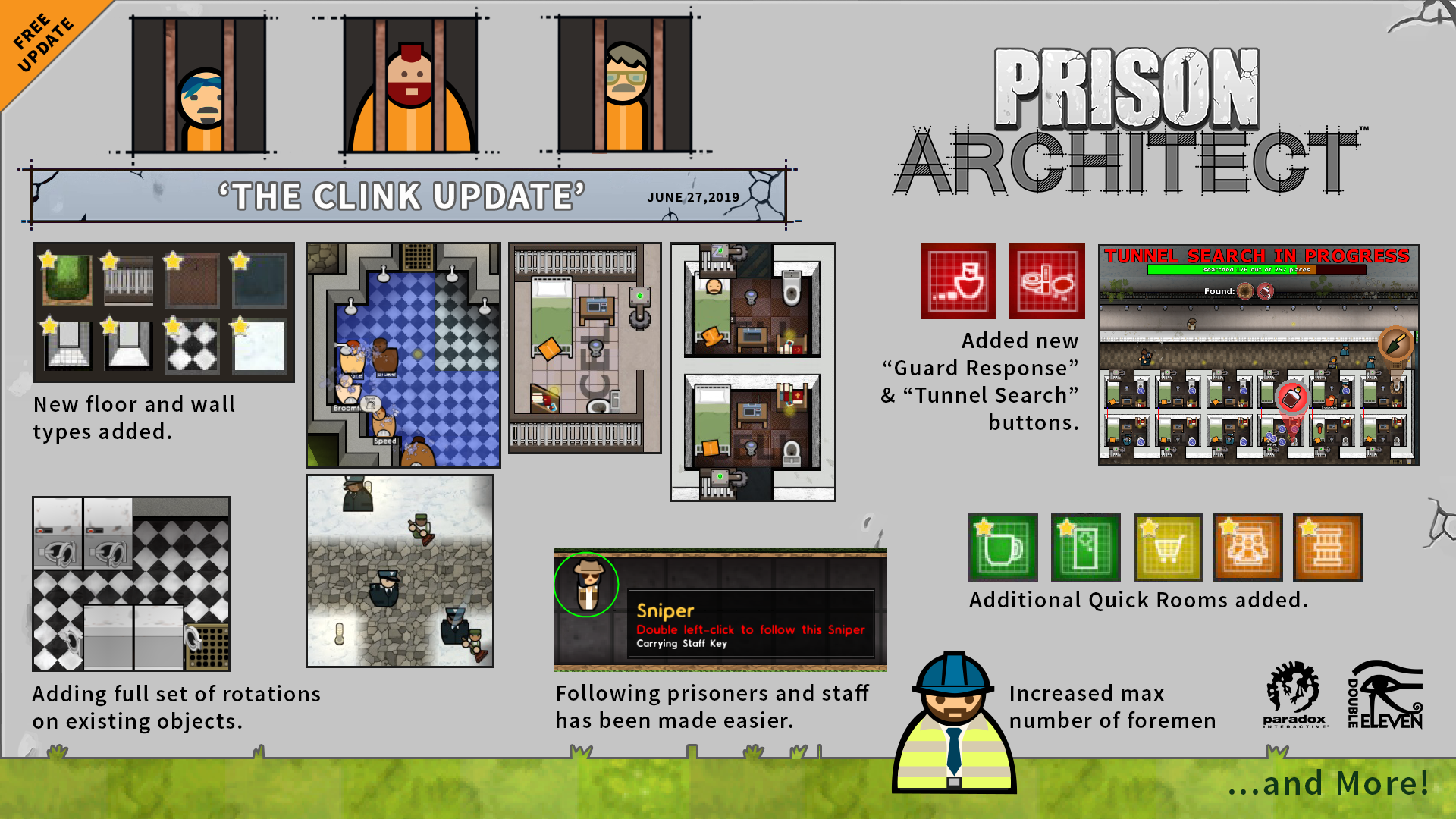 [Mini Game] Prison Architect – The Clink Update – Game quản lý nhà tù