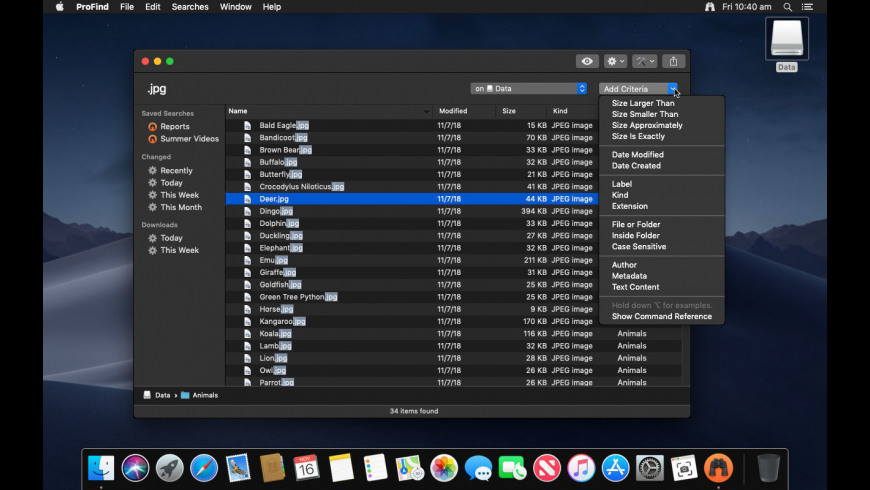 profind-cho-mac ProFind – Công cụ tìm kiếm nâng cao trên Mac