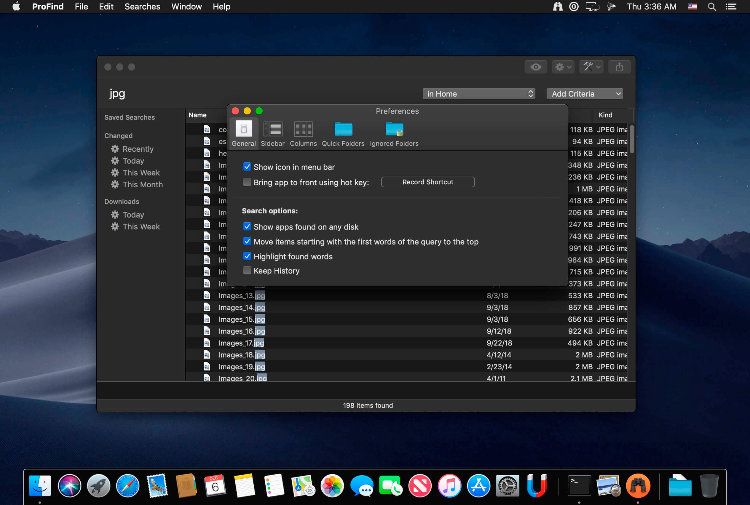 profind_03 ProFind – Công cụ tìm kiếm nâng cao trên Mac