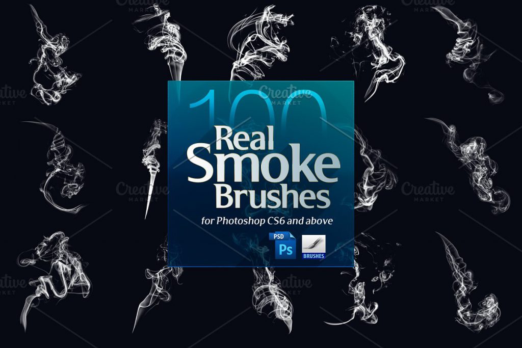 real_smoke_brushes_preview_0-1024x683-1 100 Real Smoke Brushes for Photoshop – Bộ Brush hiệu ứng khói cho PTS
