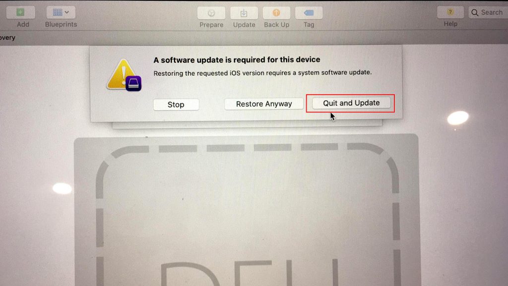 DFU + Apple Configurator 2 – Công cụ Restore, sửa lỗi firmware trên Chip Apple T2
