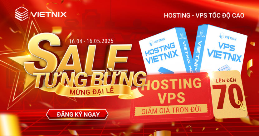 [còn vài tiếng] Hosting, VPS giảm đến 70% [Gia hạn vẫn hưởng ưu đãi này]