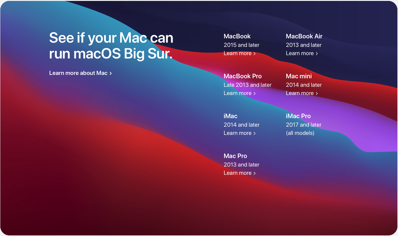 Hướng dẫn cài macOS Big Sur lên các máy Mac không hỗ trợ