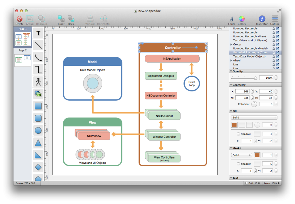 screen1_large-1024x710-1 Runway – Công cụ thiết kế Flowchart, UML và các loại sơ đồ khác