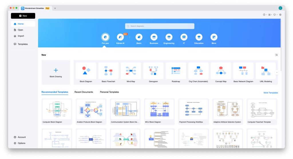 Wondershare EdrawMax – Vẽ sơ đồ, lược đồ, biểu đồ chuyên nghiệp