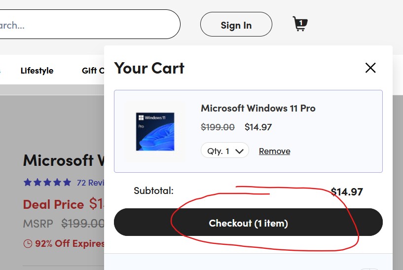 Bản quyền Windows 11 dá 15$