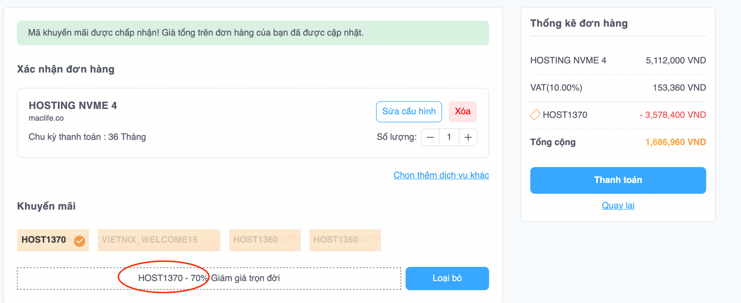 [còn vài tiếng] Hosting, VPS giảm đến 70% [Gia hạn vẫn hưởng ưu đãi này]