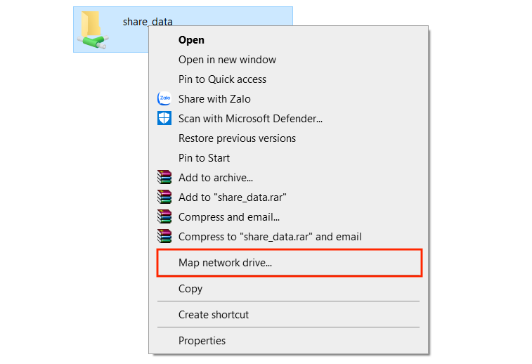 Chia sẻ thư mục dùng chung giữa Mac và Windows