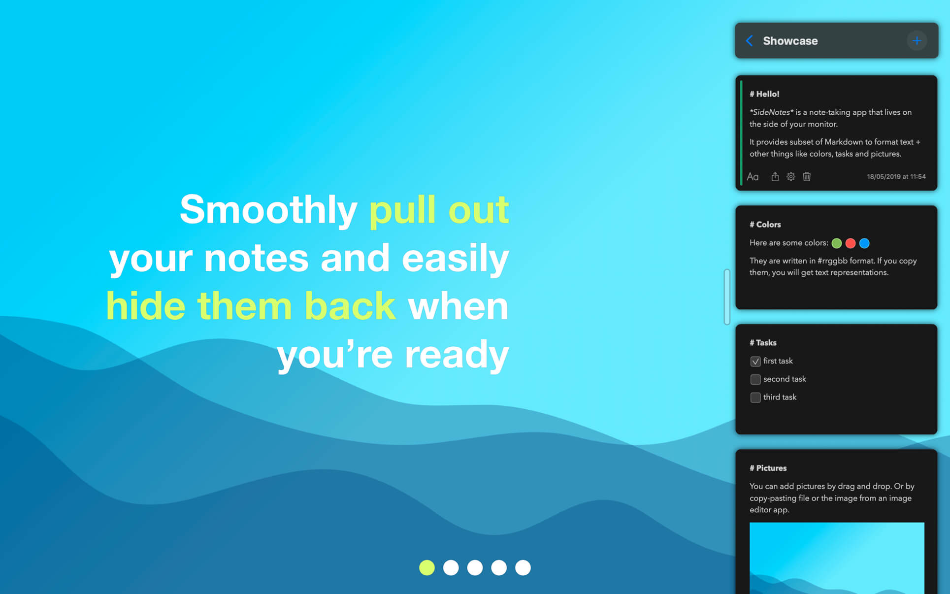 sidenotes1 SideNotes – Thêm một công cụ ghi chú trên Mac