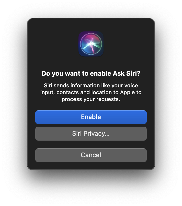 siri-popup Trải nghiệm, đánh giá nhanh macOS Big Sur 11
