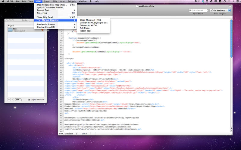 skedit-mac skEdit – Công cụ Edit file HTML/PHP/ASP/ CSS ColdFusion…