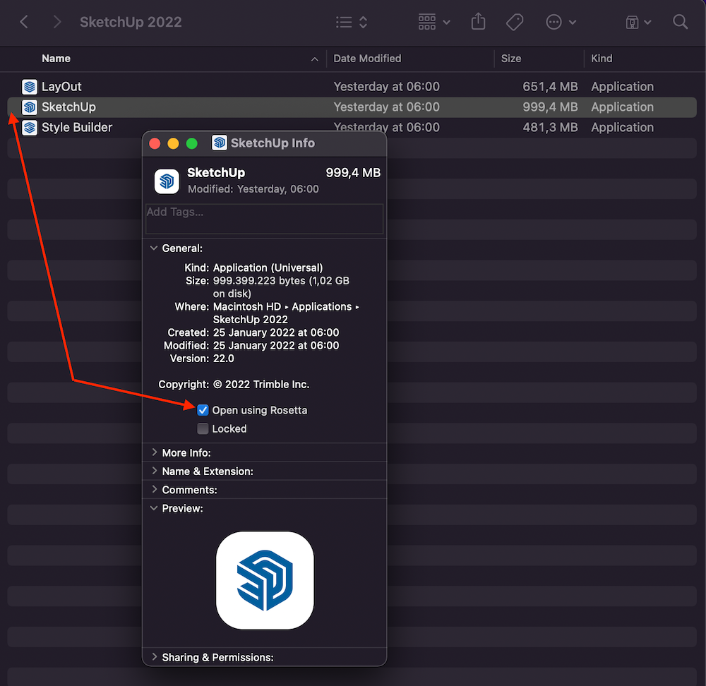 sketchup-rosetta SketchUp Pro 2023 – Phần mềm đồ hoạ 3D