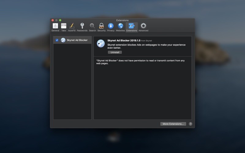 skynet2 Skynet – Thêm 1 lựa chọn công cụ chặn quảng cáo