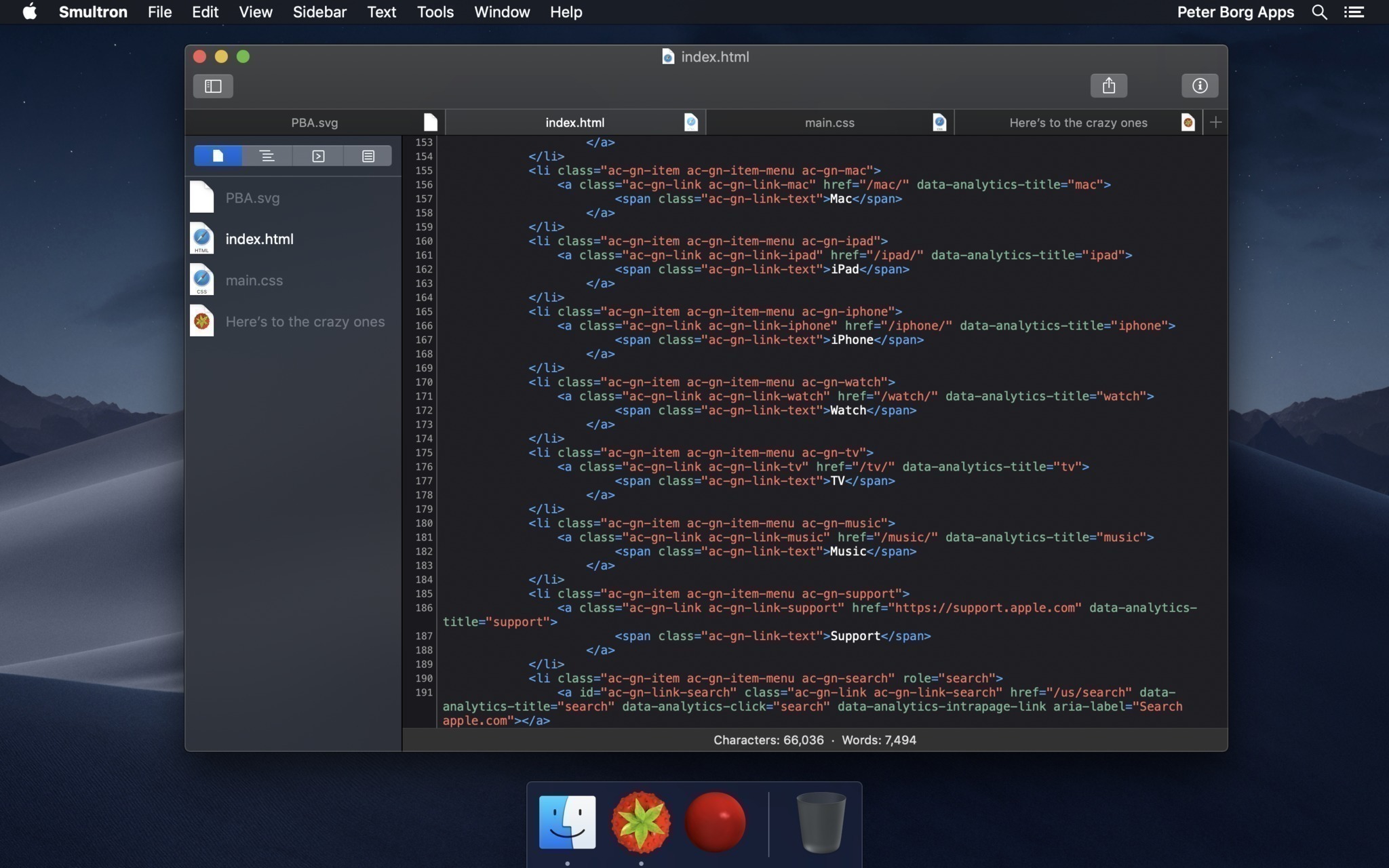 smultron-mac Smultron – Text Editor mạnh mẽ, đơn giản, dễ sử dụng