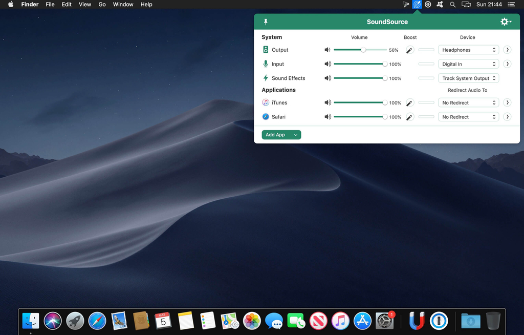 SoundSource – Quản lý tất cả nguồn phát âm thanh trên Mac