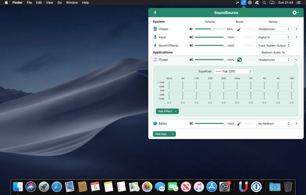 SoundSource – Quản lý tất cả nguồn phát âm thanh trên Mac