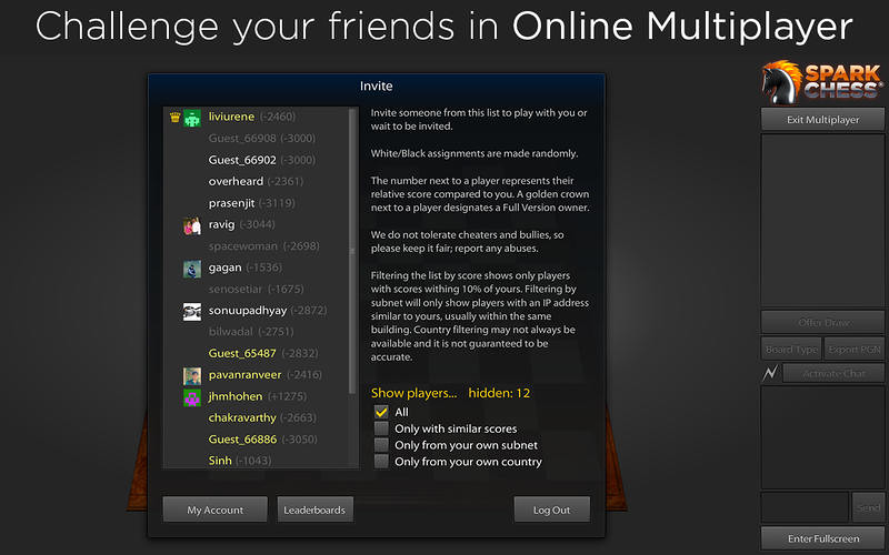 [Game Mini] SparkChess – Game cờ vua giải trí trên Mac