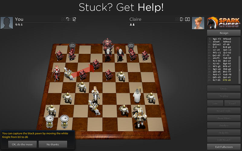 [Game Mini] SparkChess – Game cờ vua giải trí trên Mac