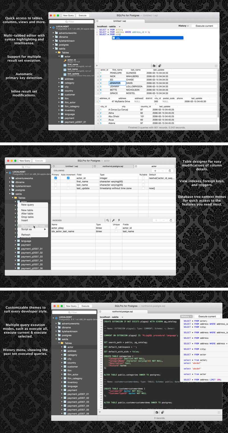 sqlpro_for_postgres_mac SQLPro for Postgres – PostgreSQL database manager.